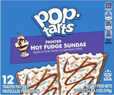KELLOGG'S POP TARTS 'Hot Fudge Sundae' Toaster Pastries 576 gr